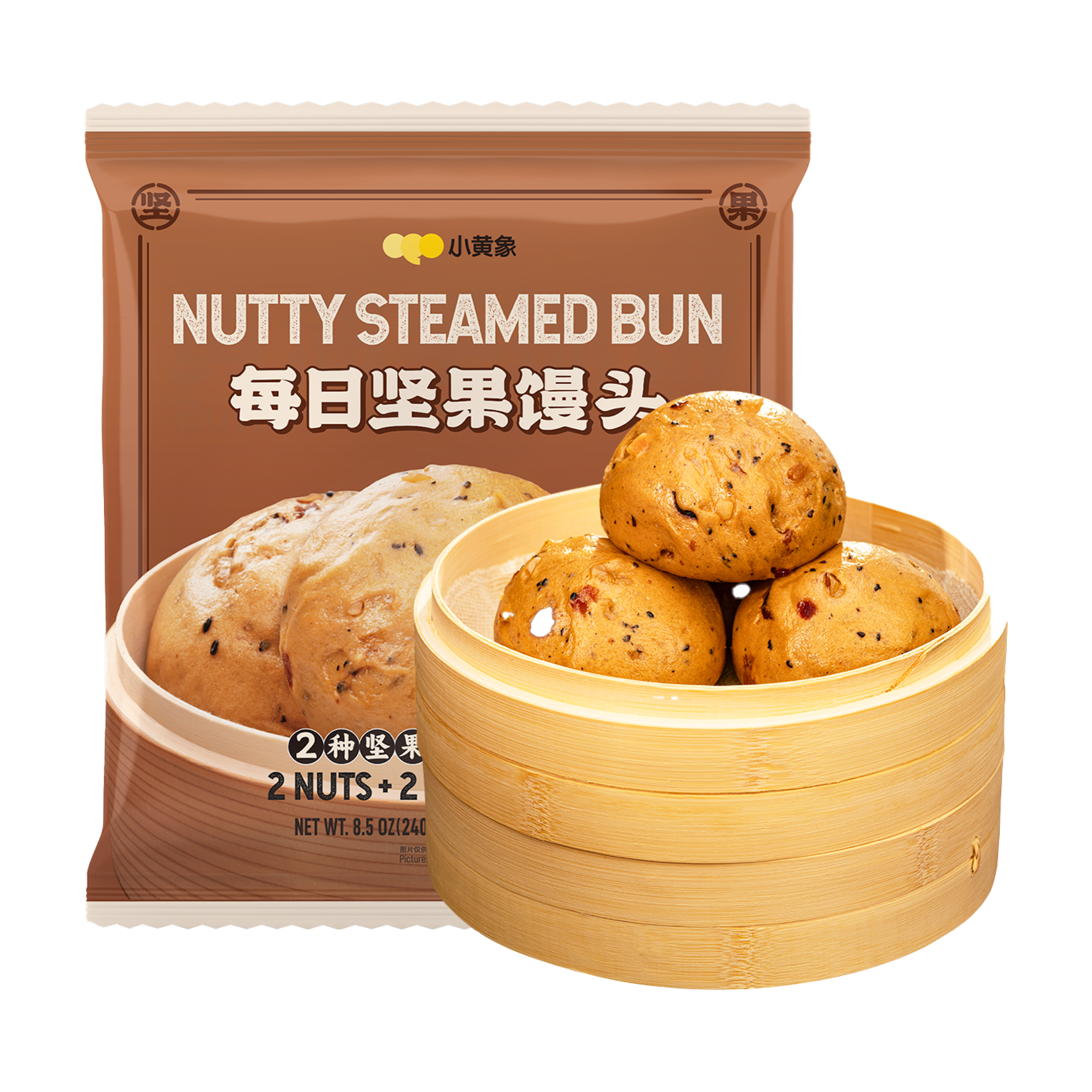 Nutty Steamed Bun
