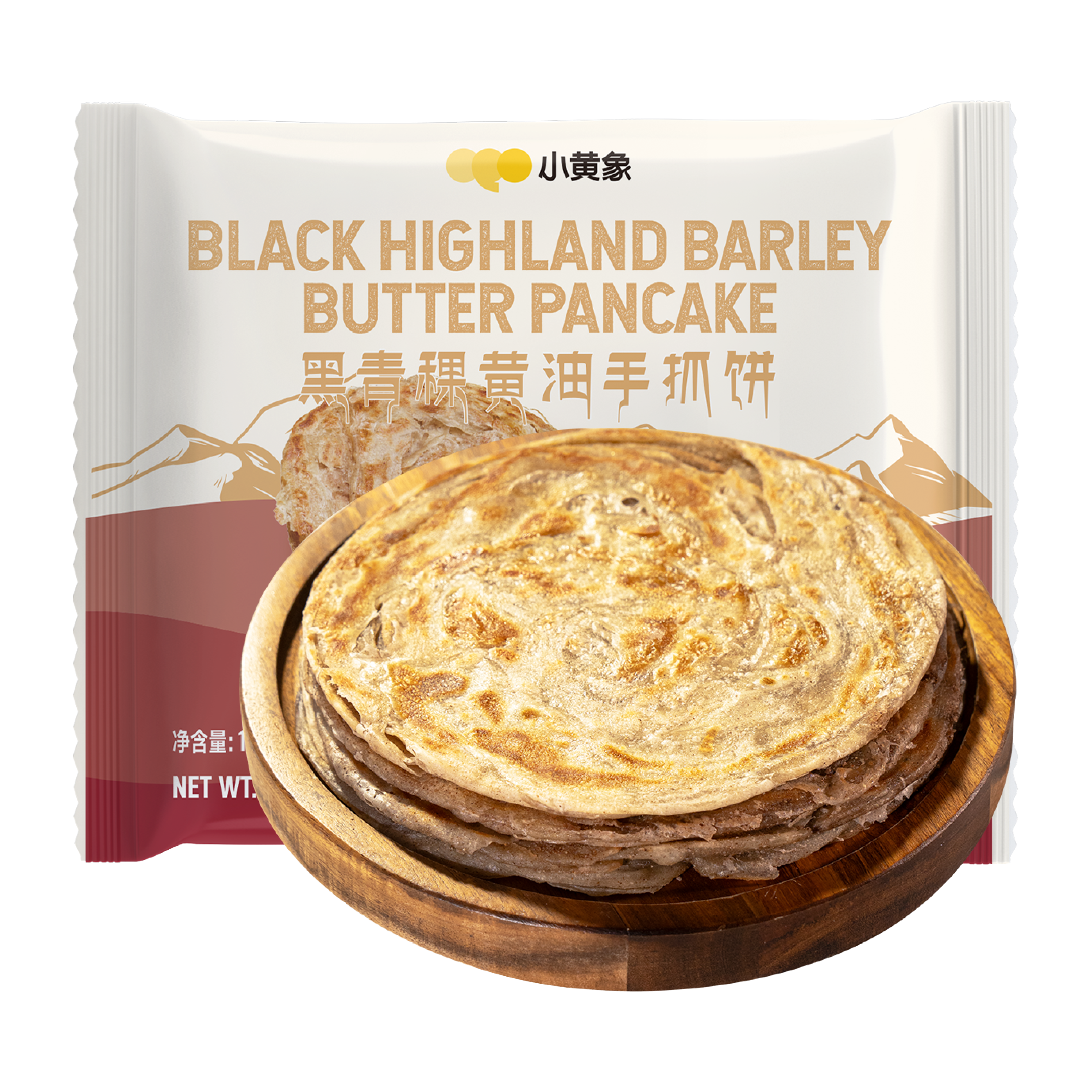 BLACK HIGHLAND BARLEY BUTTER PANCAKE